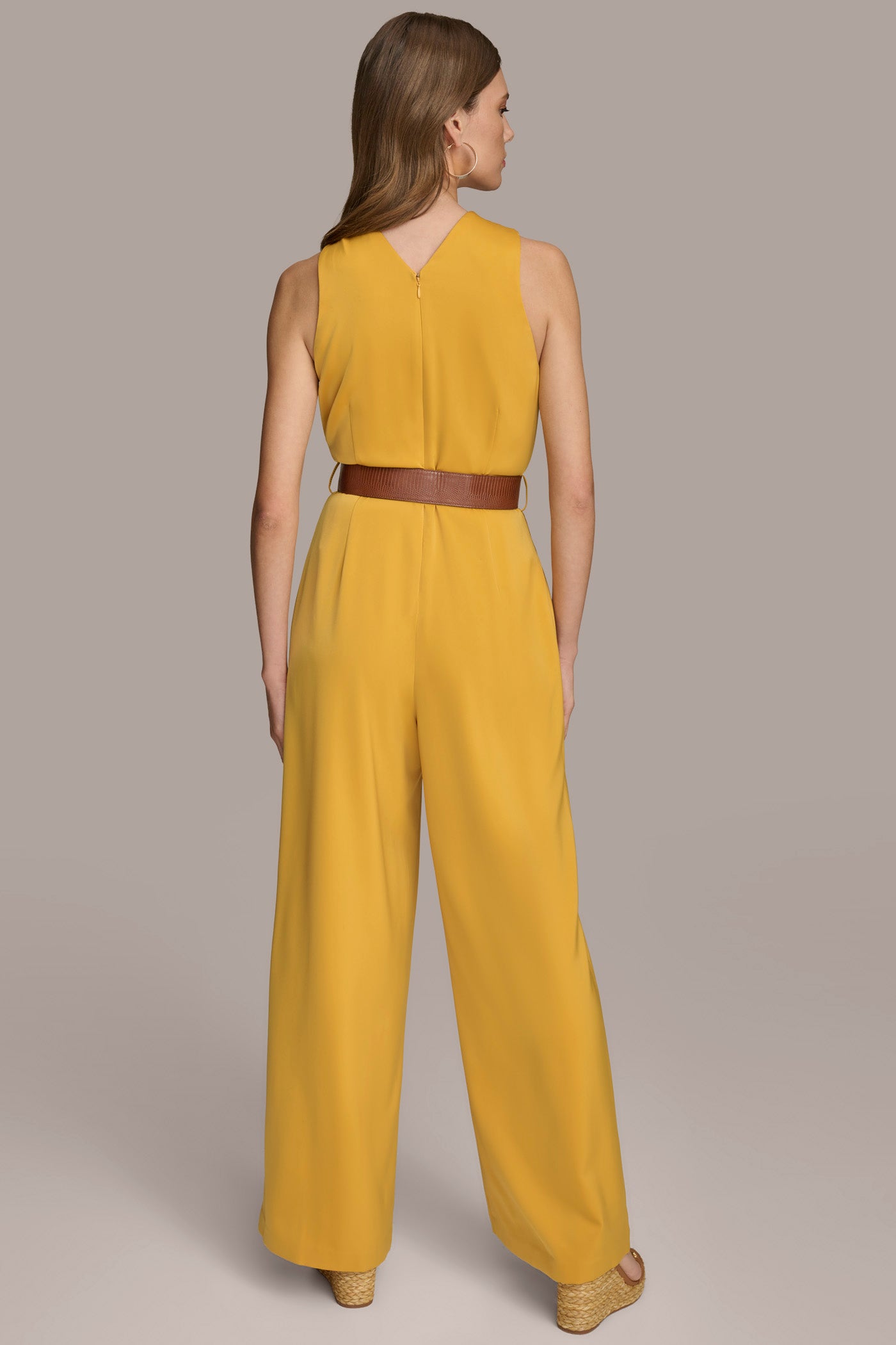 (image for) ACCLAIMED CRISS CROSS HALTER JUMPSUIT